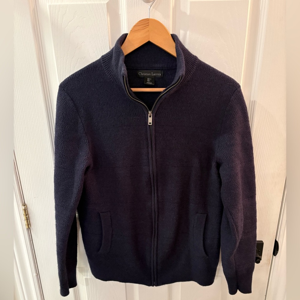 Christian Lacroix Navy Blue Men's Sweater